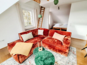 Neue Maisonette-Wohnung mit See-& Bergblick, Sauna